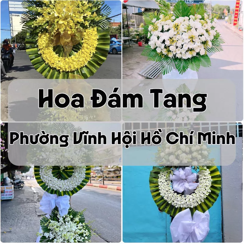 Đặt Hoa Đám Tang Phường Vĩnh Hội Hồ Chí Minh | Hoa Chia Buồn