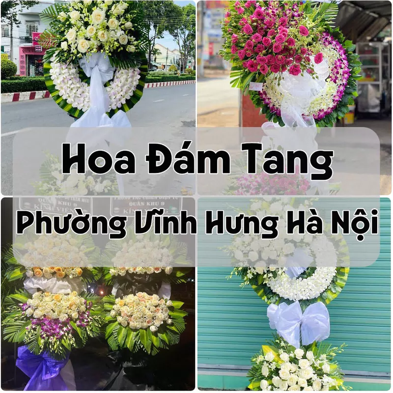 Đặt Hoa Đám Tang Phường Vĩnh Hưng Hà Nội | Đặt Hoa Viếng