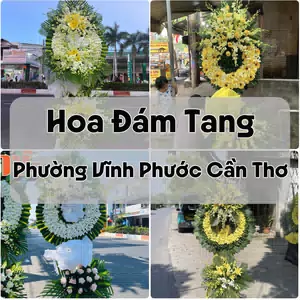 Đặt Hoa Đám Tang Phường Vĩnh Phước Cần Thơ | Hoa Chia Buồn