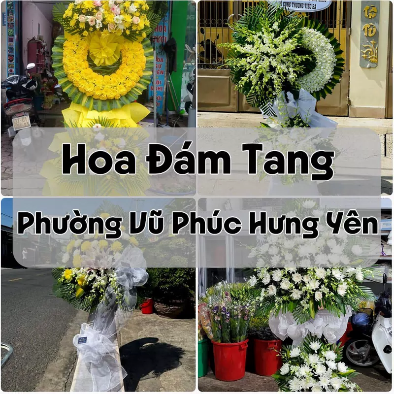 Đặt Hoa Đám Tang Phường Vũ Phúc Hưng Yên | Giao Hoa Nhanh
