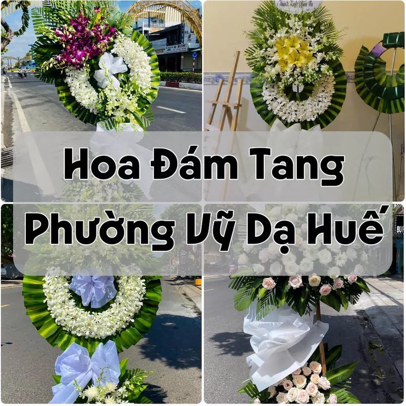 Đặt Hoa Đám Tang Phường Vỹ Dạ Huế | Hoa Tang Lễ