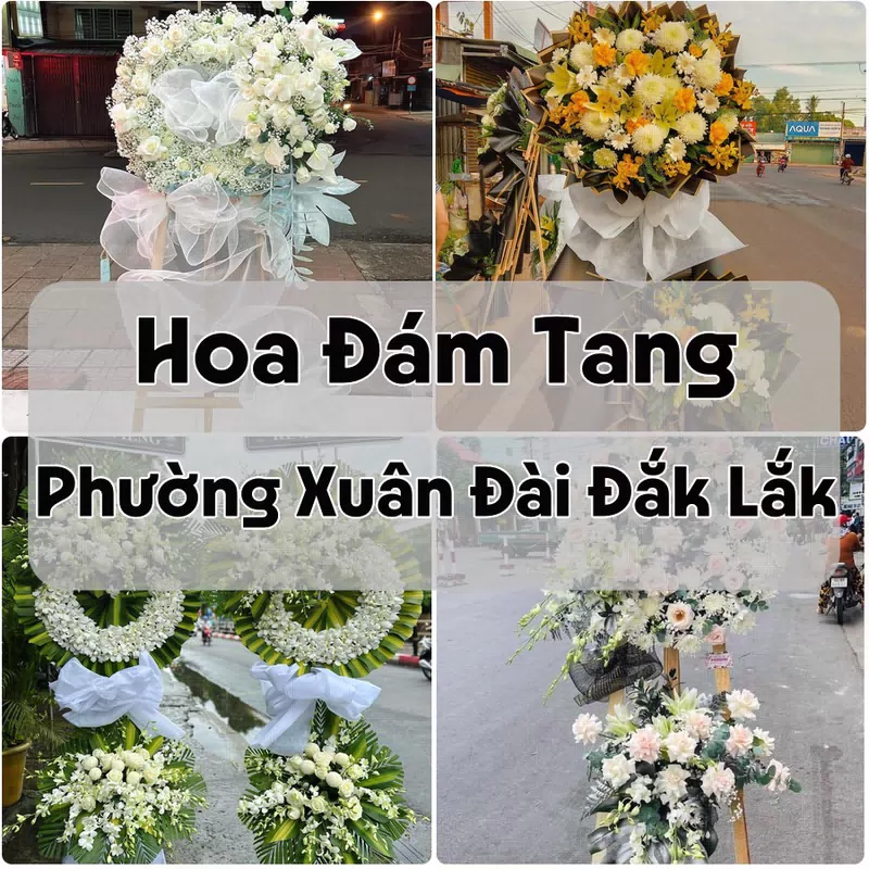 Đặt Hoa Đám Tang Phường Xuân Đài Đắk Lắk | Hoa Chia Buồn