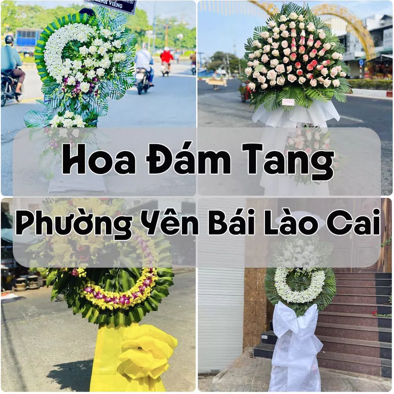 Đặt Hoa Đám Tang Phường Yên Bái Lào Cai | Hoa Chia Buồn
