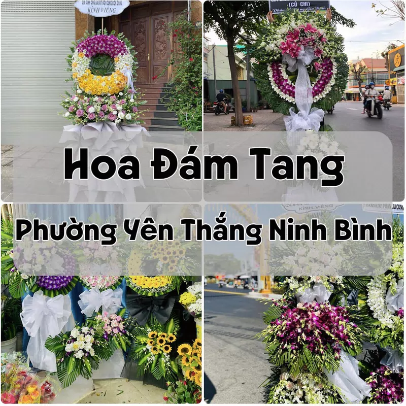 Đặt Hoa Đám Tang Phường Yên Thắng Ninh Bình | Hoa Tang Lễ