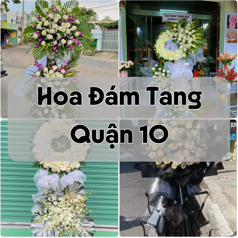 Đặt Hoa Đám Tang Quận 10 | Hoa Tang Lễ
