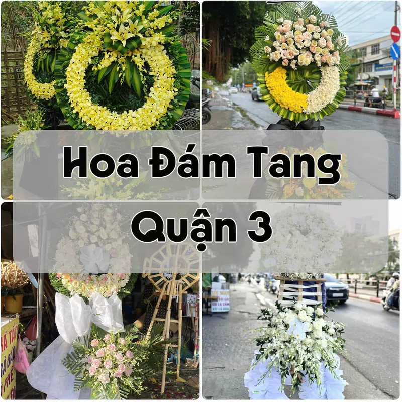 Đặt Hoa Đám Tang Quận 3 | Giao Tận Nơi