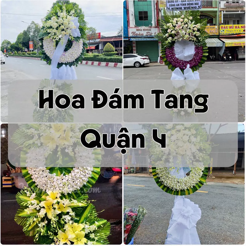 Đặt Hoa Đám Tang Quận 4 | Giao Hoa Nhanh