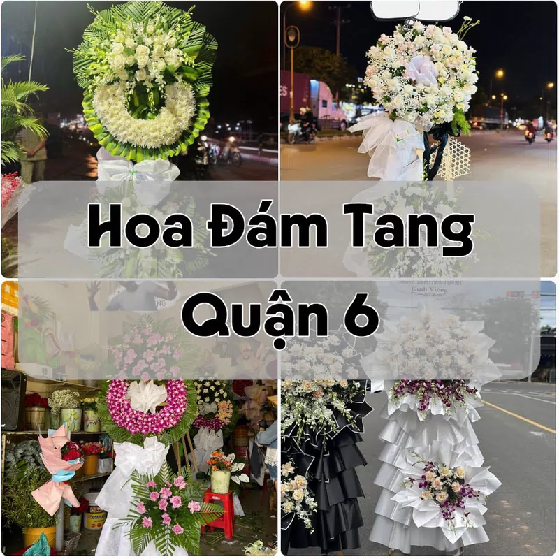 Đặt Hoa Đám Tang Quận 6 | Hoa Tang Lễ