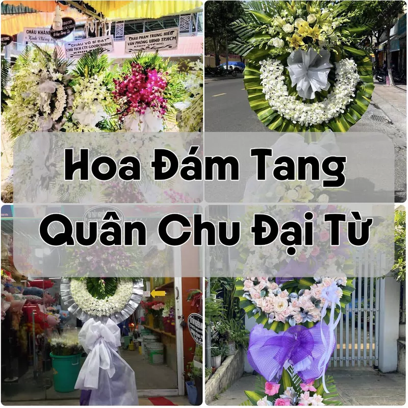 Đặt Hoa Đám Tang Quân Chu Đại Từ | Hoa Chia Buồn