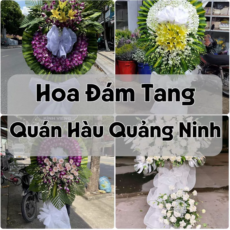Đặt Hoa Đám Tang Quán Hàu Quảng Ninh | Giao Tận Nơi