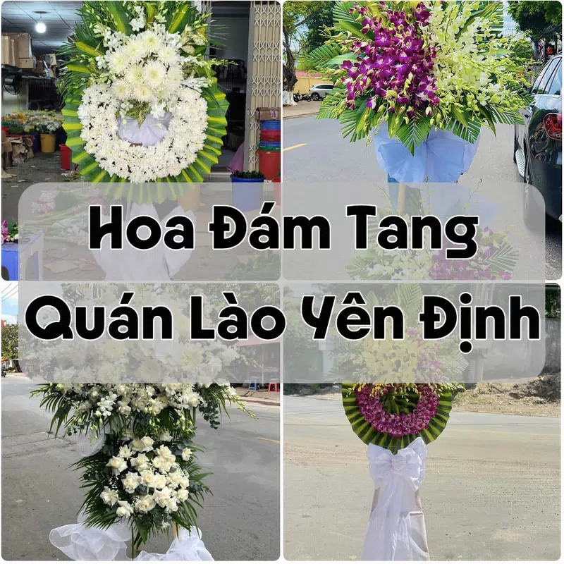 Đặt Hoa Đám Tang Quán Lào Yên Định | Đặt Hoa Nhanh