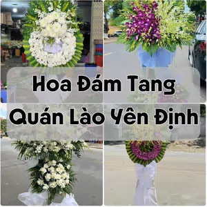 Đặt Hoa Đám Tang Quán Lào Yên Định | Đặt Hoa Nhanh