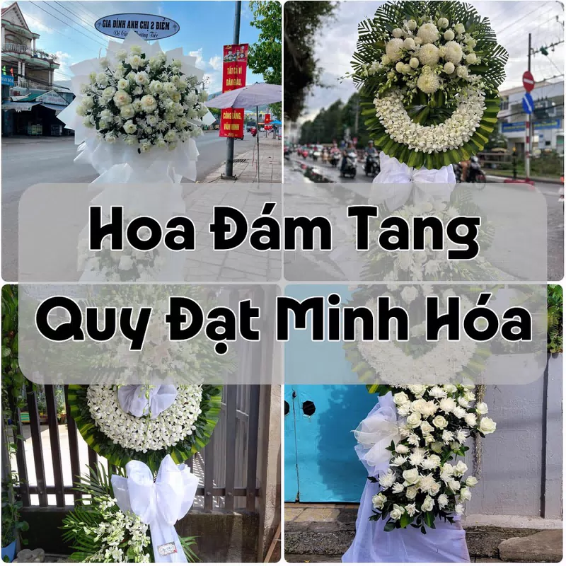 Đặt Hoa Đám Tang Quy Đạt Minh Hóa | Hoa Chia Buồn