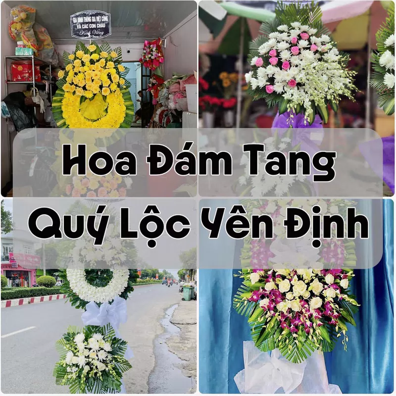 Đặt Hoa Đám Tang Quý Lộc Yên Định | Hoa Tang Lễ