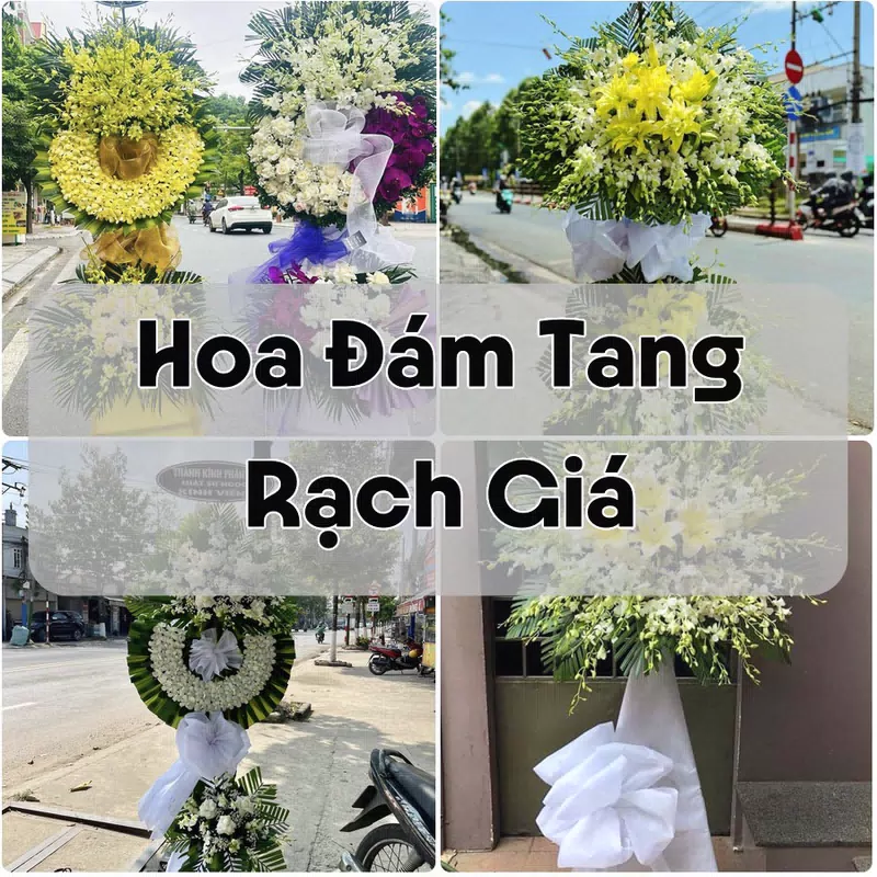Đặt Hoa Đám Tang Rạch Giá | Giao Hoa Nhanh