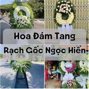 Đặt Hoa Đám Tang Rạch Gốc Ngọc Hiển | Hoa Chia Buồn