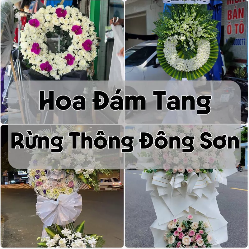 Đặt Hoa Đám Tang Rừng Thông Đông Sơn | Đặt Hoa Nhanh