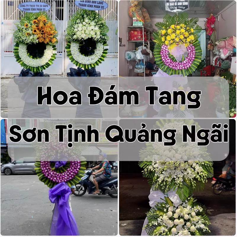 Đặt Hoa Đám Tang Sơn Tịnh Quảng Ngãi | Đặt Hoa Nhanh