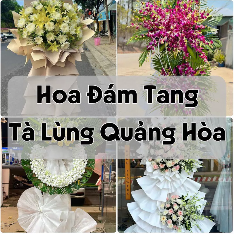 Đặt Hoa Đám Tang Tà Lùng Quảng Hòa | Hoa Chia Buồn