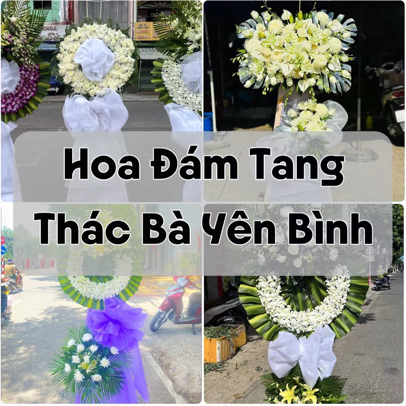 Đặt Hoa Đám Tang Thác Bà Yên Bình | Giao Hoa Nhanh