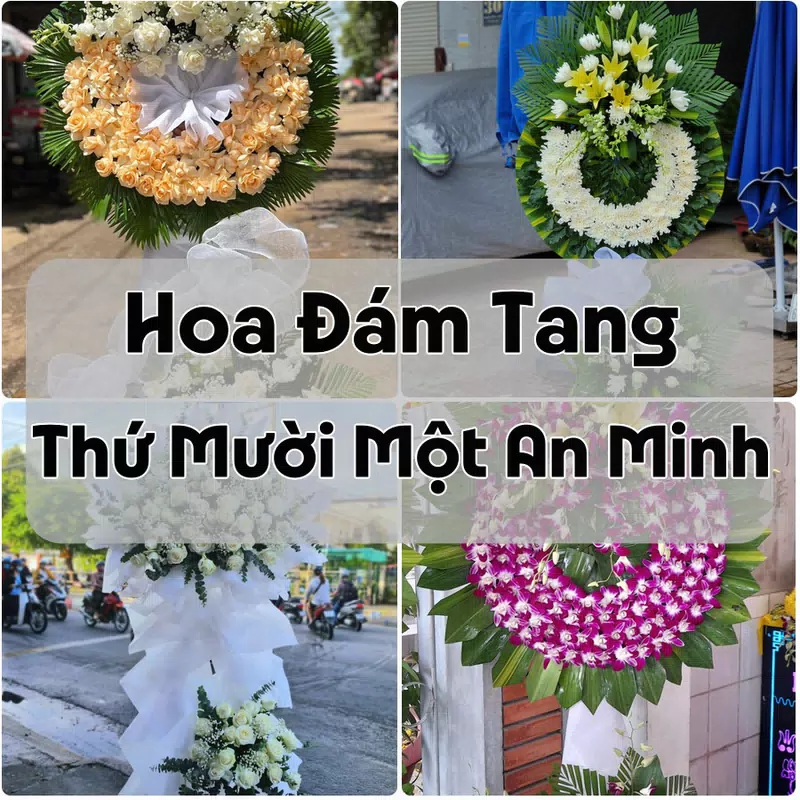 Đặt Hoa Đám Tang Thứ Mười Một An Minh | Giao Tận Nơi