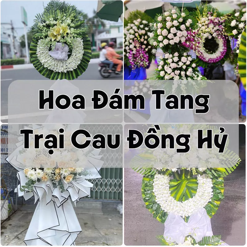 Đặt Hoa Đám Tang Trại Cau Đồng Hỷ | Đặt Hoa Viếng