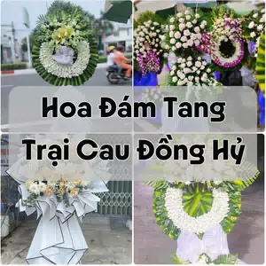 Đặt Hoa Đám Tang Trại Cau Đồng Hỷ | Đặt Hoa Viếng