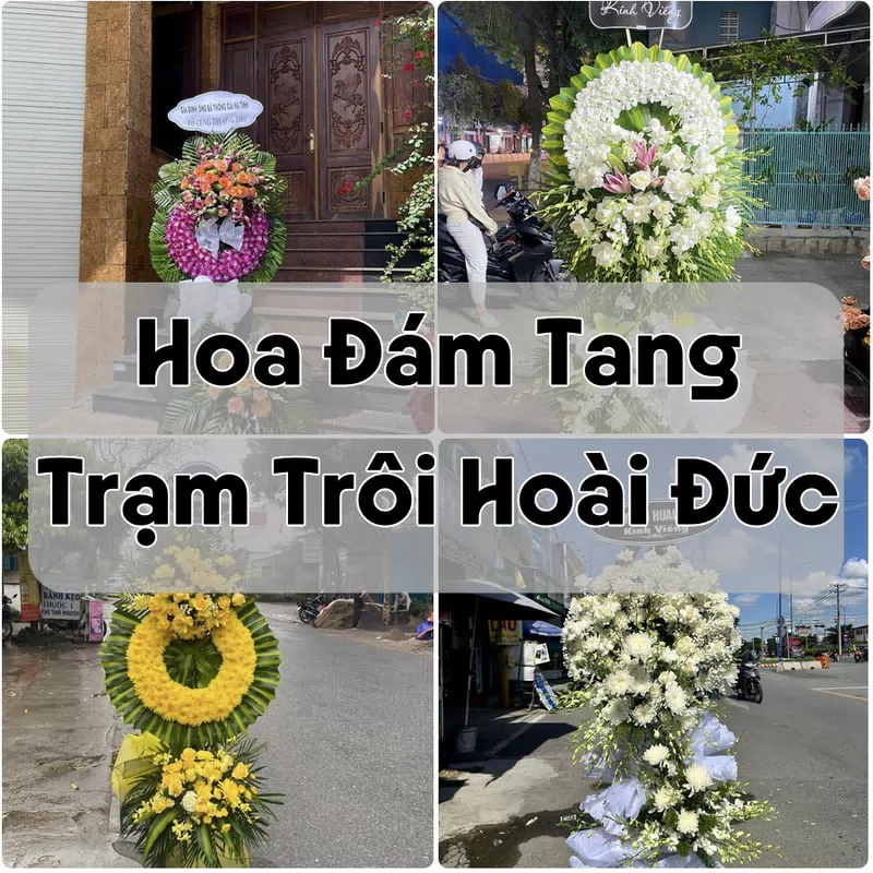 Đặt Hoa Đám Tang Trạm Trôi Hoài Đức | Giao Tận Nơi