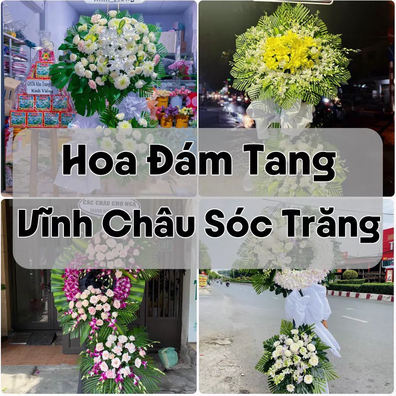 Đặt Hoa Đám Tang Vĩnh Châu Sóc Trăng | Giao Tận Nơi