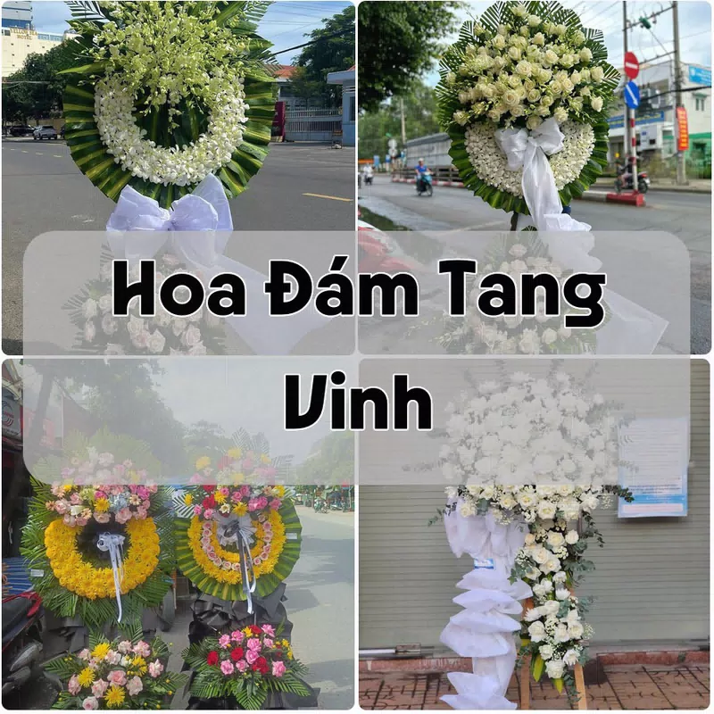 Đặt Hoa Đám Tang Vinh | Hoa Chia Buồn