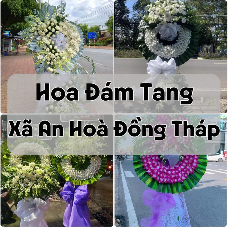 Đặt Hoa Đám Tang Xã An Hoà Đồng Tháp | Giao Hoa Nhanh