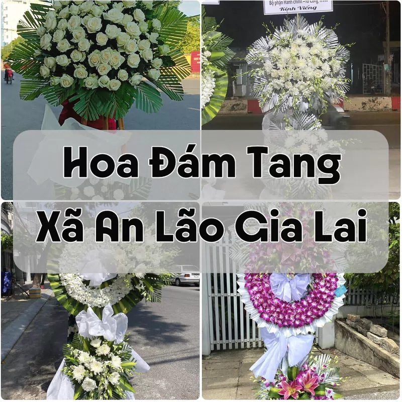 Đặt Hoa Đám Tang Xã An Lão Gia Lai | Hoa Chia Buồn