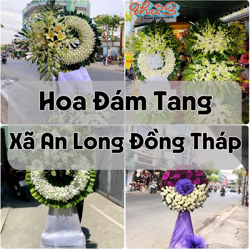 Đặt Hoa Đám Tang Xã An Long Đồng Tháp | Hoa Chia Buồn