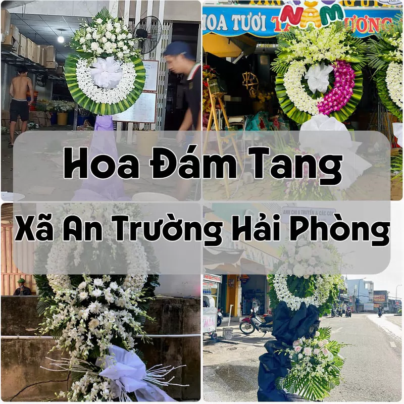 Đặt Hoa Đám Tang Xã An Trường Hải Phòng | Giao Tận Nơi