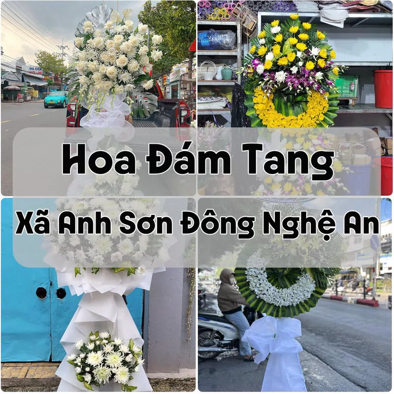 Đặt Hoa Đám Tang Xã Anh Sơn Đông Nghệ An | Đặt Hoa Viếng