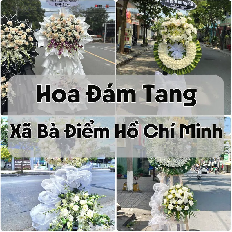 Đặt Hoa Đám Tang Xã Bà Điểm Hồ Chí Minh | Hoa Tang Lễ