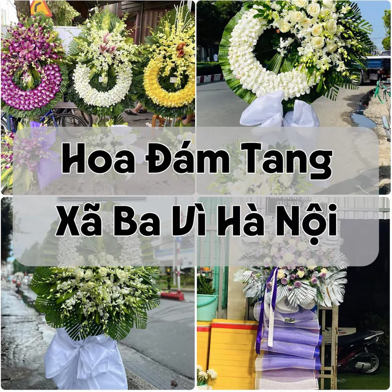 Đặt Hoa Đám Tang Xã Ba Vì Hà Nội | Hoa Chia Buồn