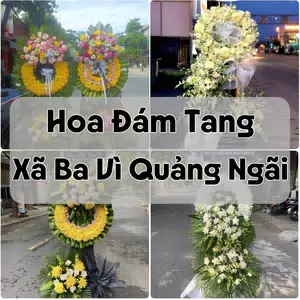 Đặt Hoa Đám Tang Xã Ba Vì Quảng Ngãi | Giao Tận Nơi