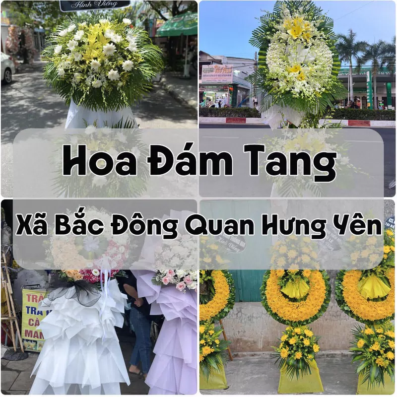 Đặt Hoa Đám Tang Xã Bắc Đông Quan Hưng Yên | Đặt Hoa Nhanh