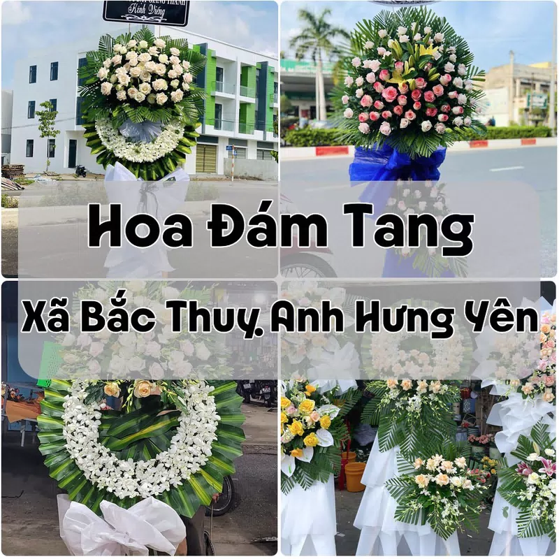 Đặt Hoa Đám Tang Xã Bắc Thuỵ Anh Hưng Yên | Đặt Hoa Nhanh