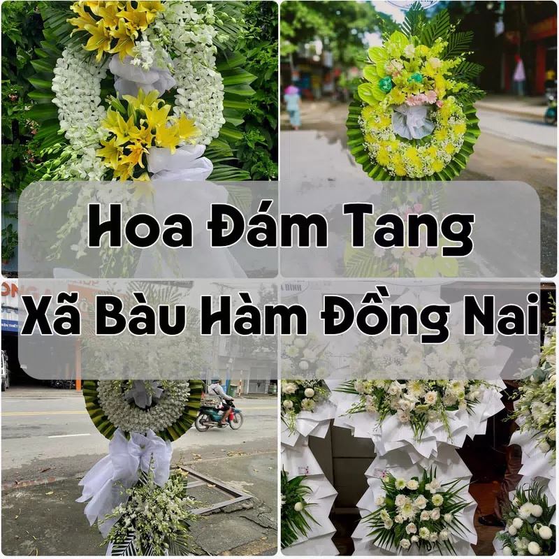 Đặt Hoa Đám Tang Xã Bàu Hàm Đồng Nai | Hoa Chia Buồn