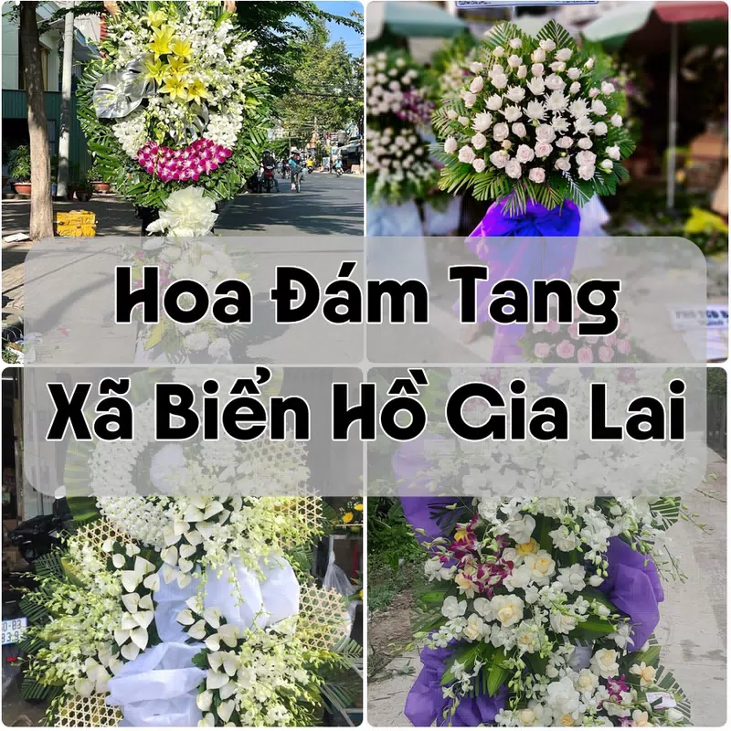 Đặt Hoa Đám Tang Xã Biển Hồ Gia Lai | Hoa Chia Buồn
