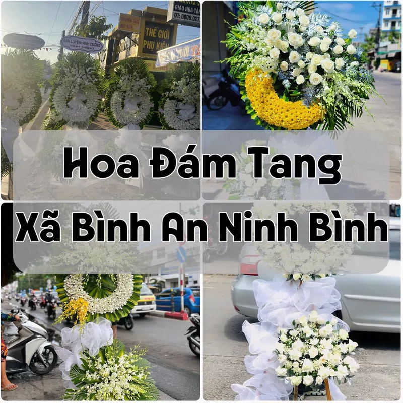 Đặt Hoa Đám Tang Xã Bình An Ninh Bình | Hoa Chia Buồn