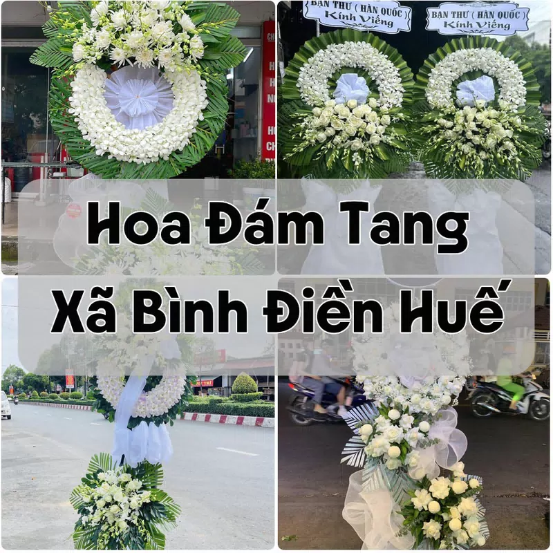 Đặt Hoa Đám Tang Xã Bình Điền Huế | Hoa Tang Lễ