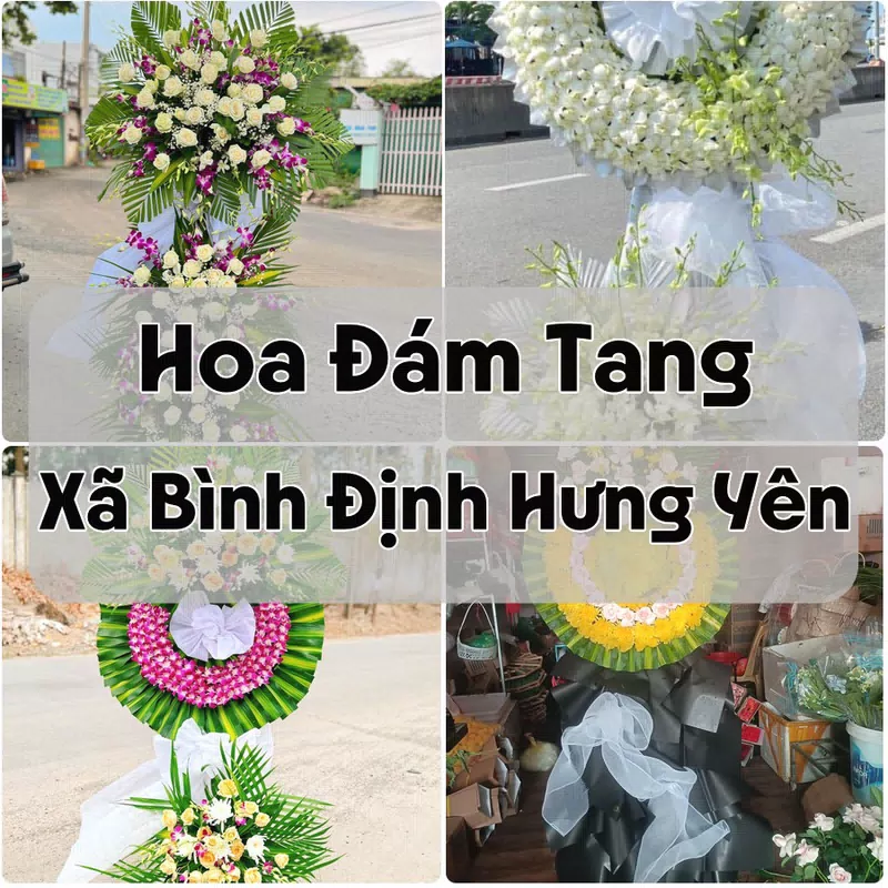 Đặt Hoa Đám Tang Xã Bình Định Hưng Yên | Đặt Hoa Nhanh