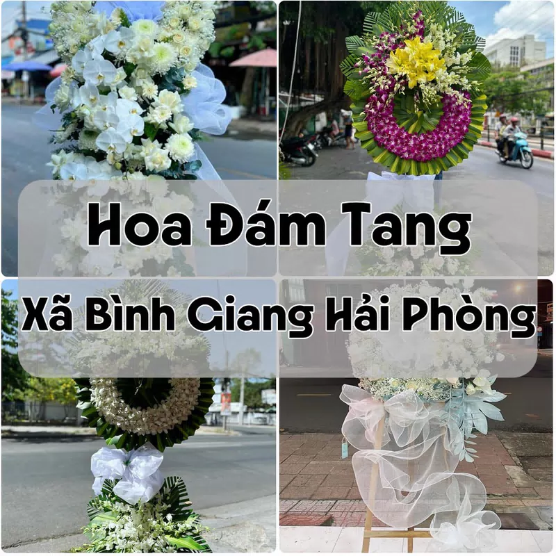 Đặt Hoa Đám Tang Xã Bình Giang Hải Phòng | Hoa Chia Buồn