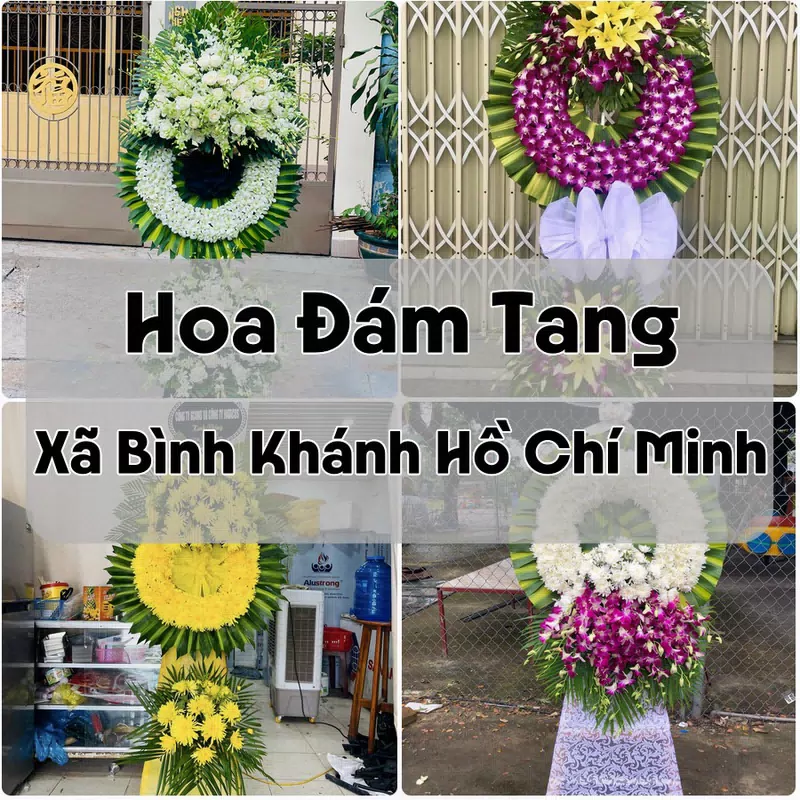 Đặt Hoa Đám Tang Xã Bình Khánh Hồ Chí Minh | Hoa Tang Lễ