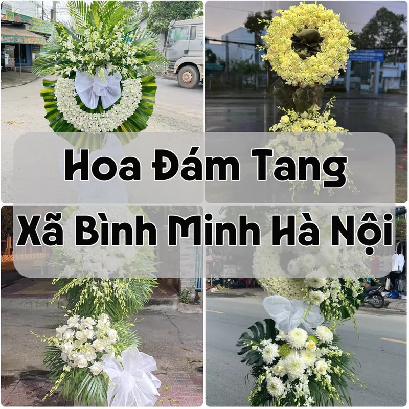 Đặt Hoa Đám Tang Xã Bình Minh Hà Nội | Hoa Chia Buồn