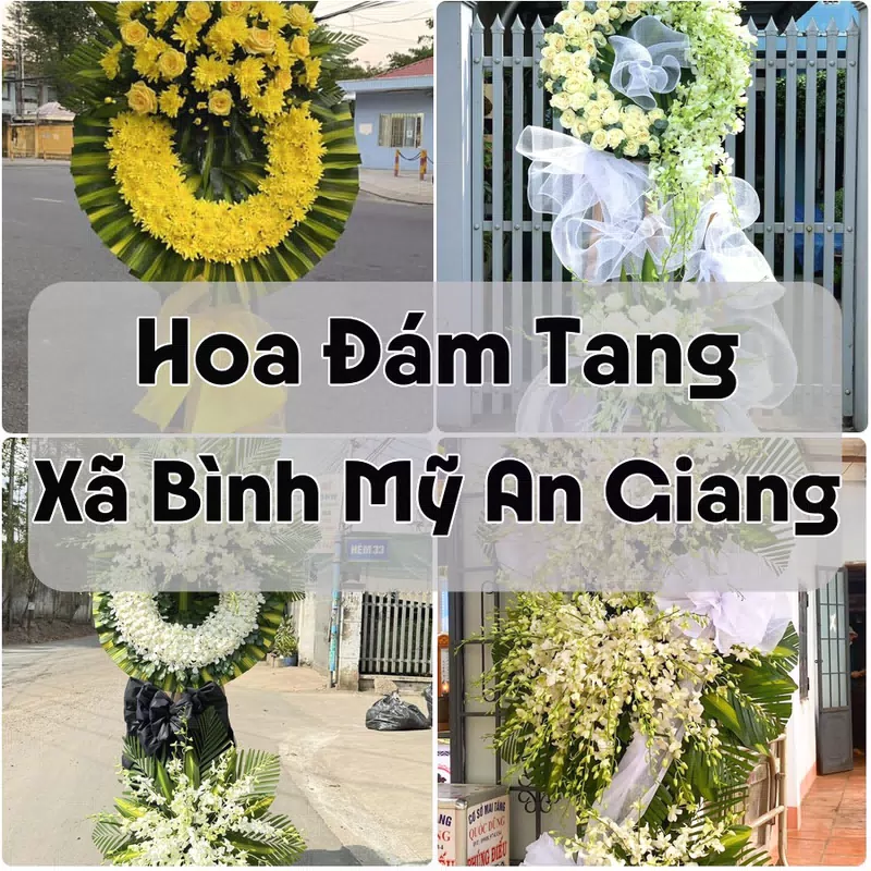 Đặt Hoa Đám Tang Xã Bình Mỹ An Giang | Đặt Hoa Nhanh