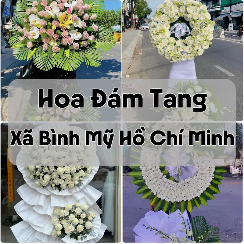 Đặt Hoa Đám Tang Xã Bình Mỹ Hồ Chí Minh | Đặt Hoa Viếng